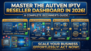 Autven IPTV Reseller Dashboard