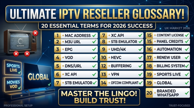 IPTV Reseller Glossary