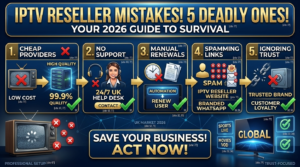 IPTV Reseller Mistakes