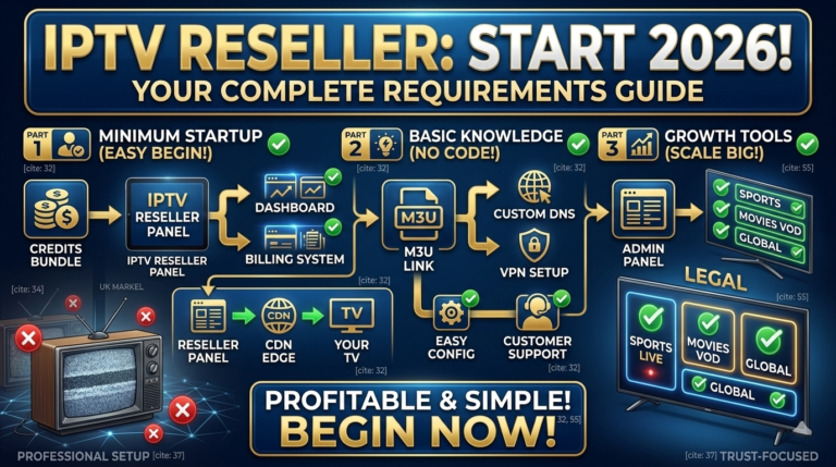 IPTV Reseller Requirements