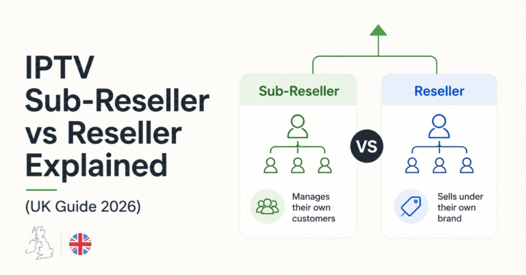 IPTV Sub-Reseller vs Reseller