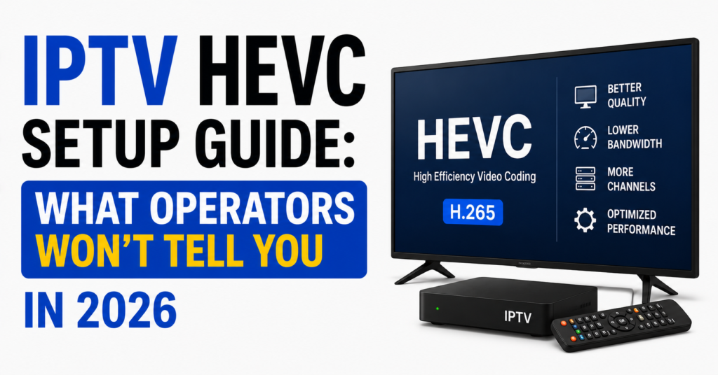 IPTV HEVC Setup Guide