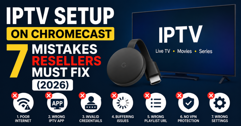 IPTV Setup on Chromecast