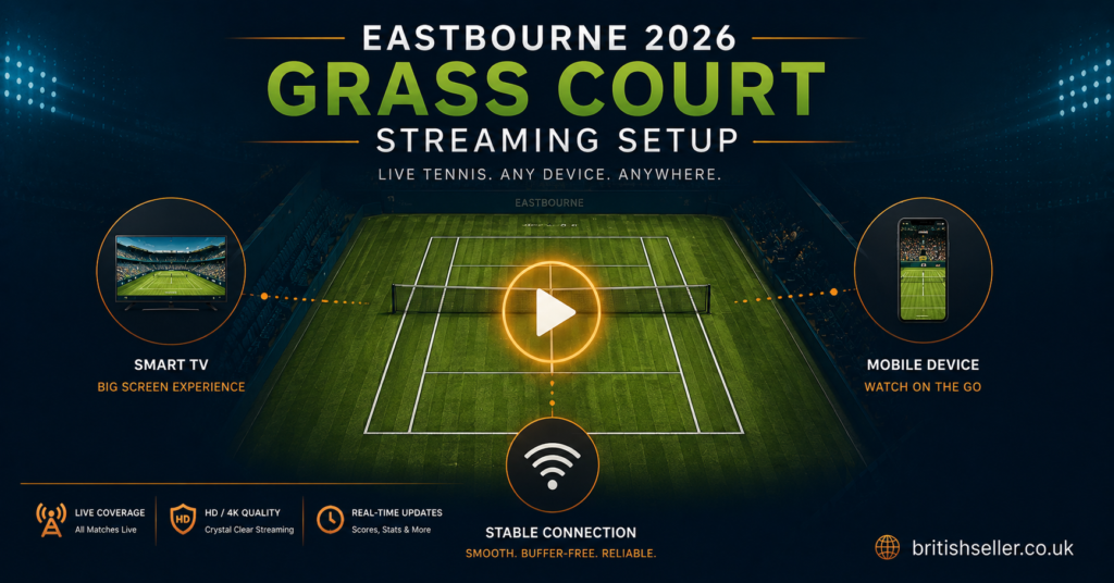 Eastbourne 2026 Grass Court Streaming Setup