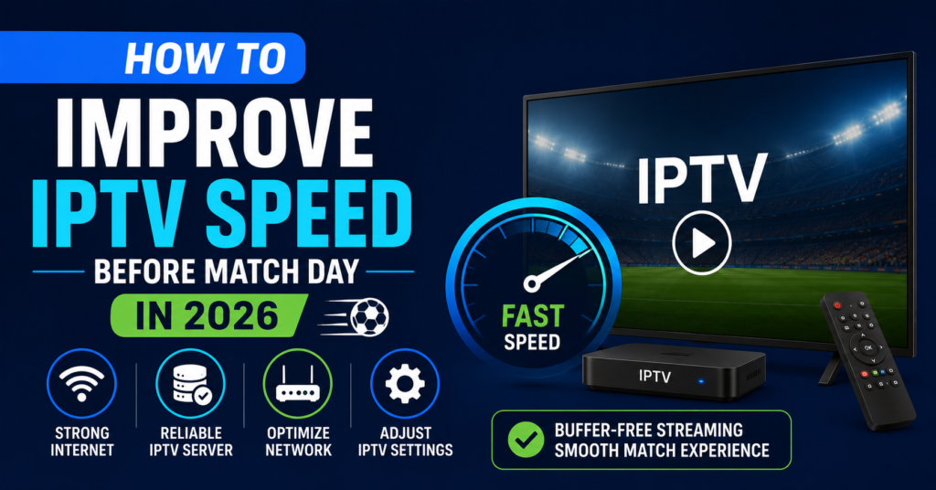 Improve IPTV Speed Before Match Day