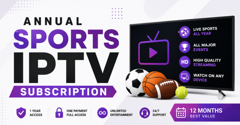 Annual Sports IPTV Subscription
