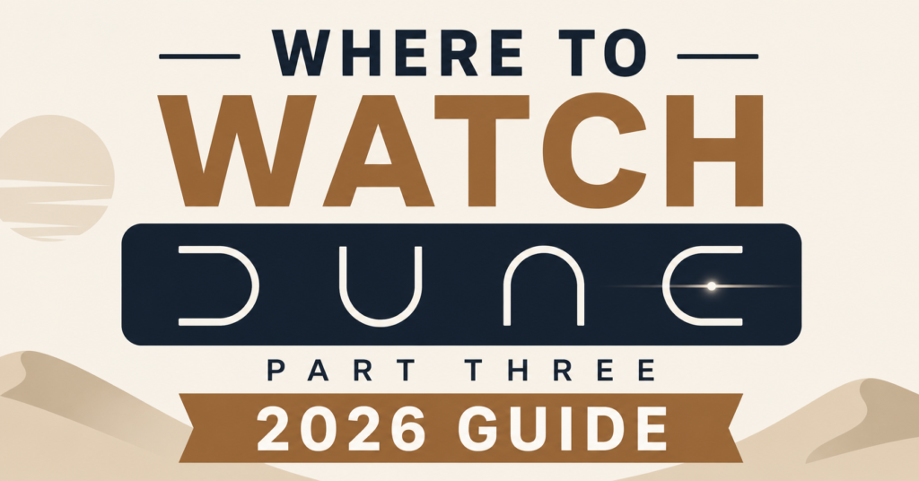 Where to Watch Dune Part Three