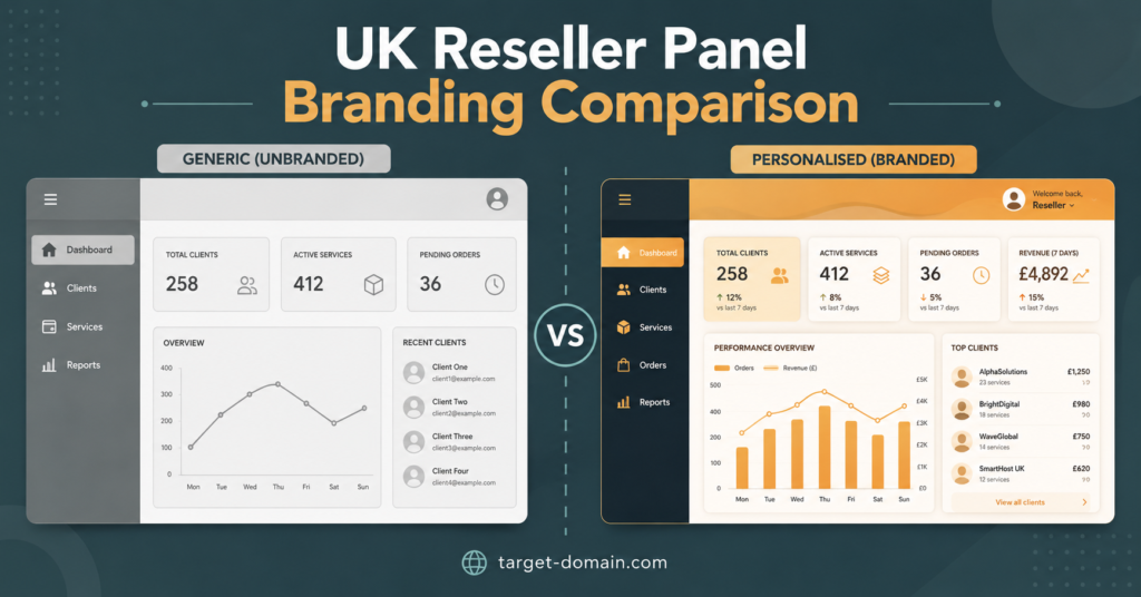 UK reseller panel branding comparison