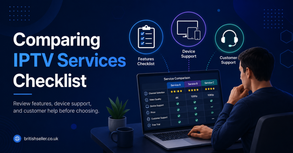 Comparing IPTV services checklist