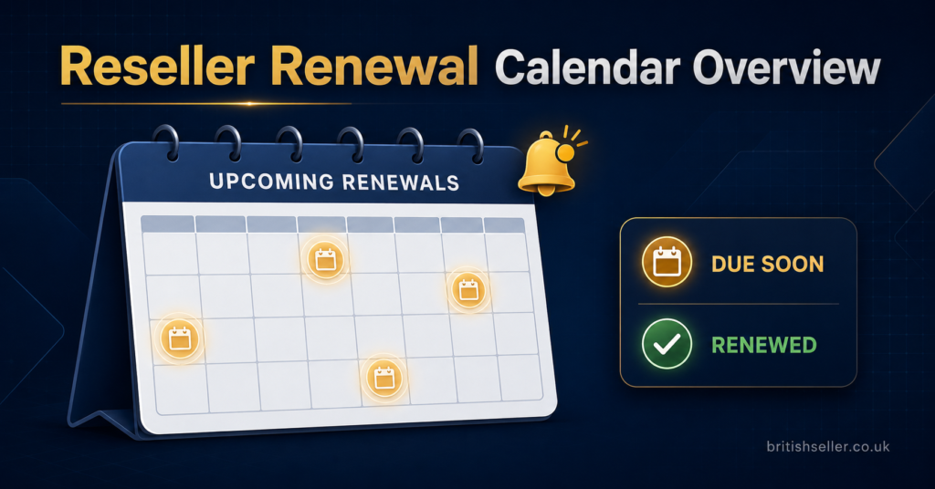 Reseller Renewal Calendar Overview