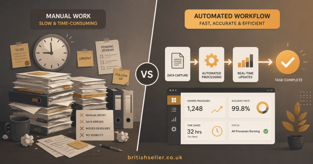 Manual vs Automated Workflow Comparison