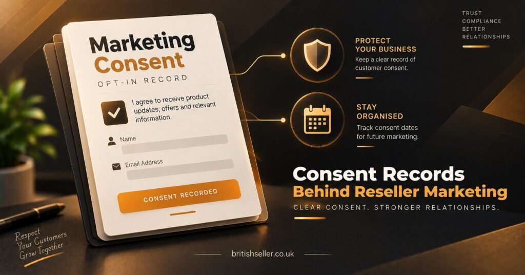 Consent Records Behind Reseller Marketing