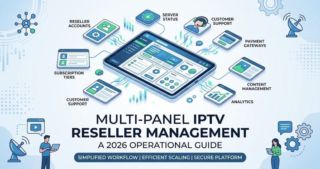 Multi-Panel IPTV Reseller Management