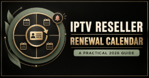 IPTV Reseller Renewal Calendar