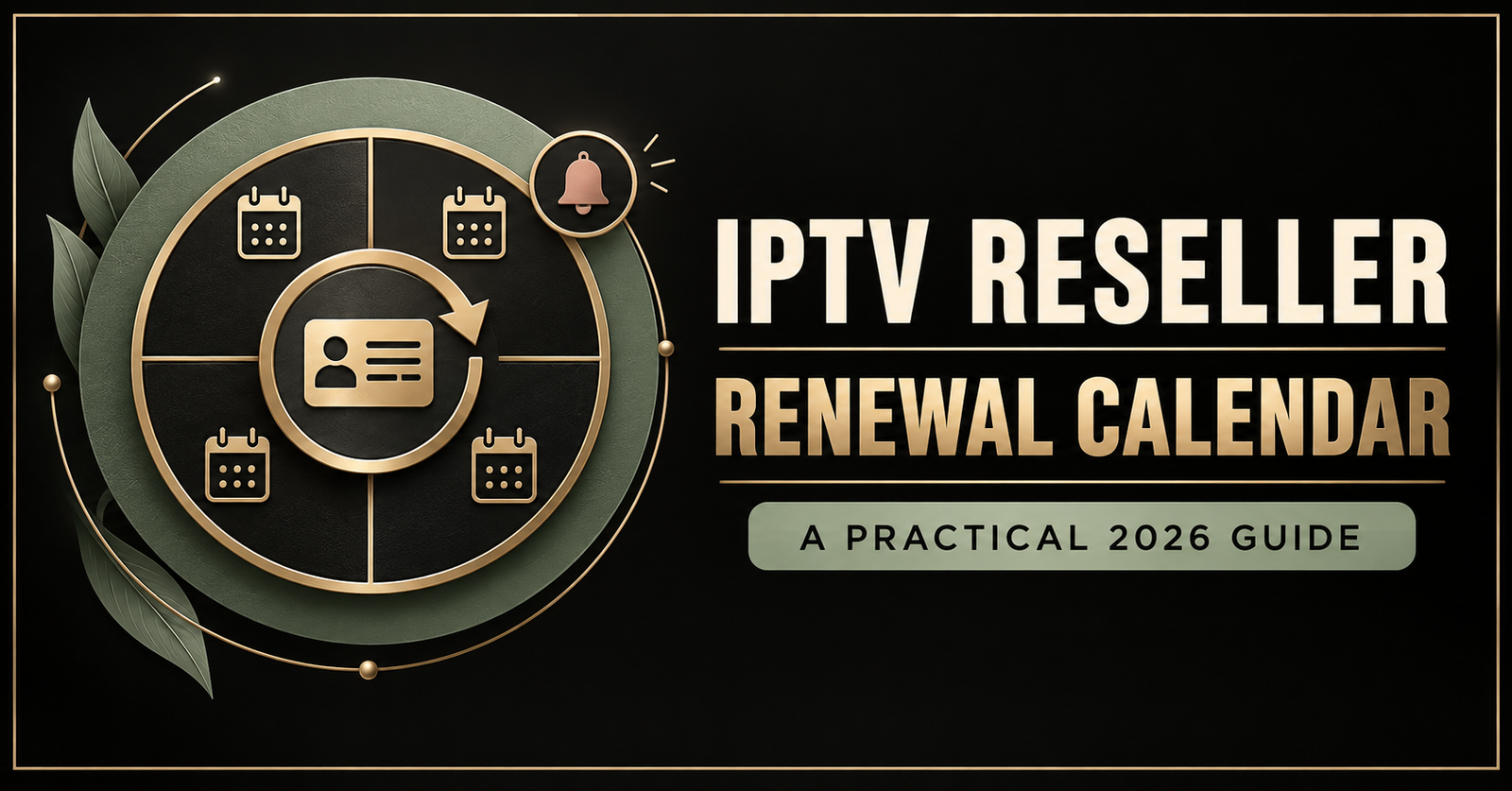IPTV Reseller Renewal Calendar