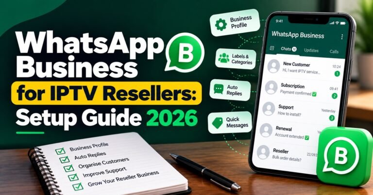 WhatsApp Business for IPTV Resellers