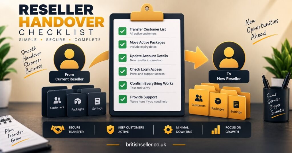 Reseller Handover Checklist Illustration