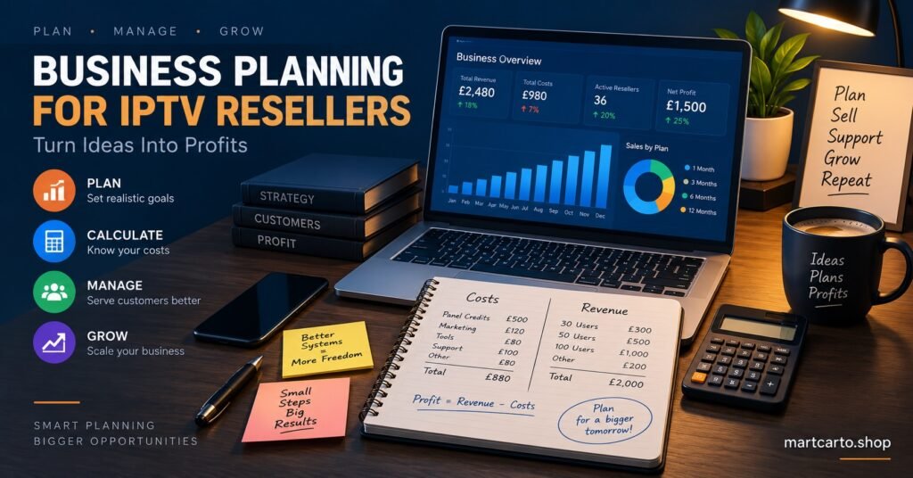 Business Planning Desk for IPTV Resellers