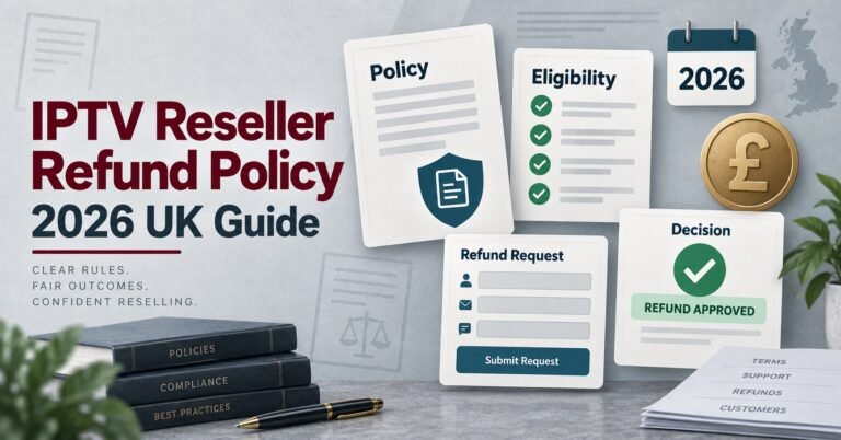 IPTV Reseller Refund Policy