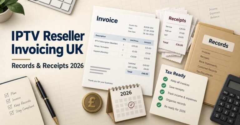 IPTV Reseller Invoicing UK