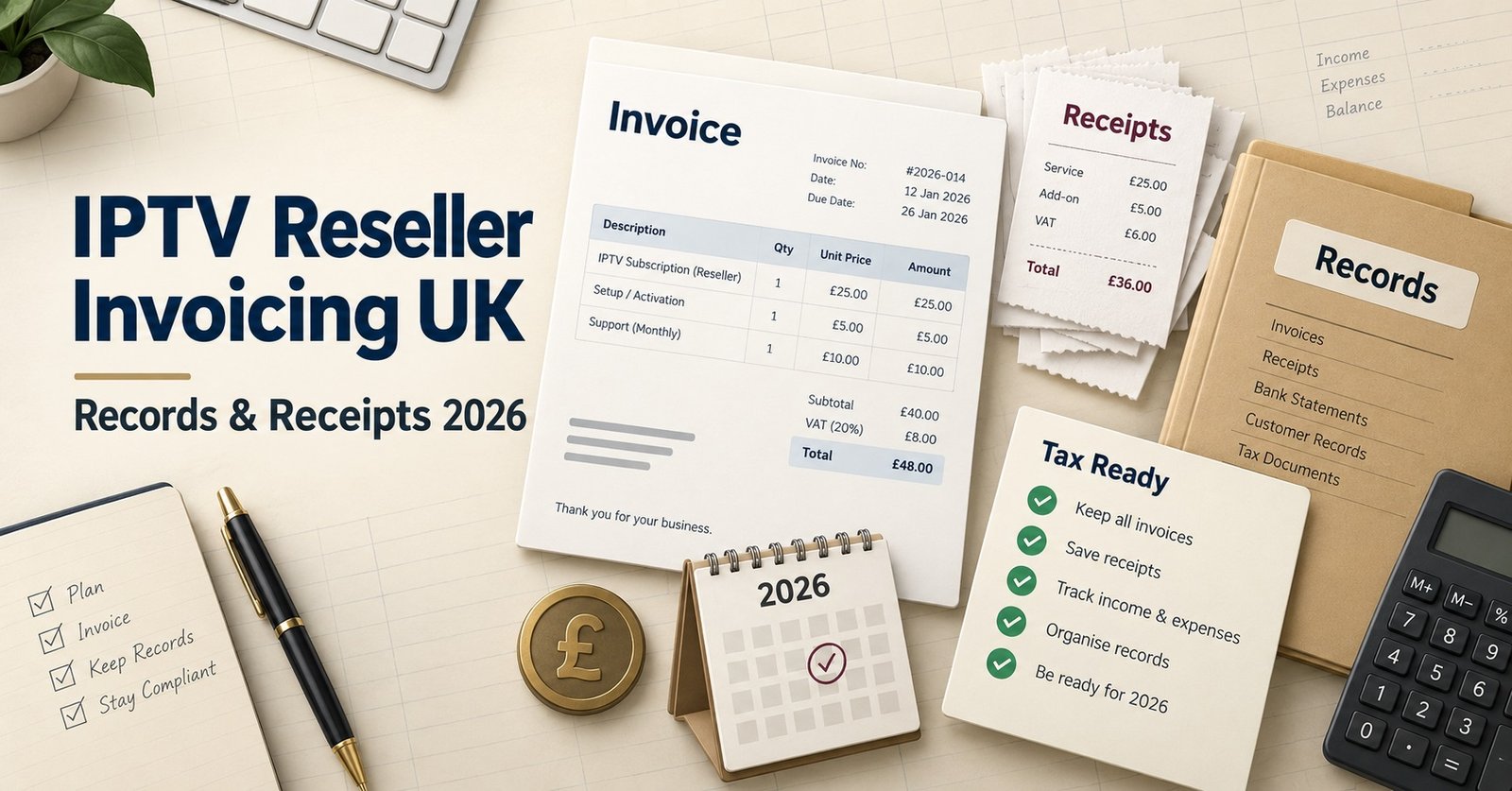 IPTV Reseller Invoicing UK