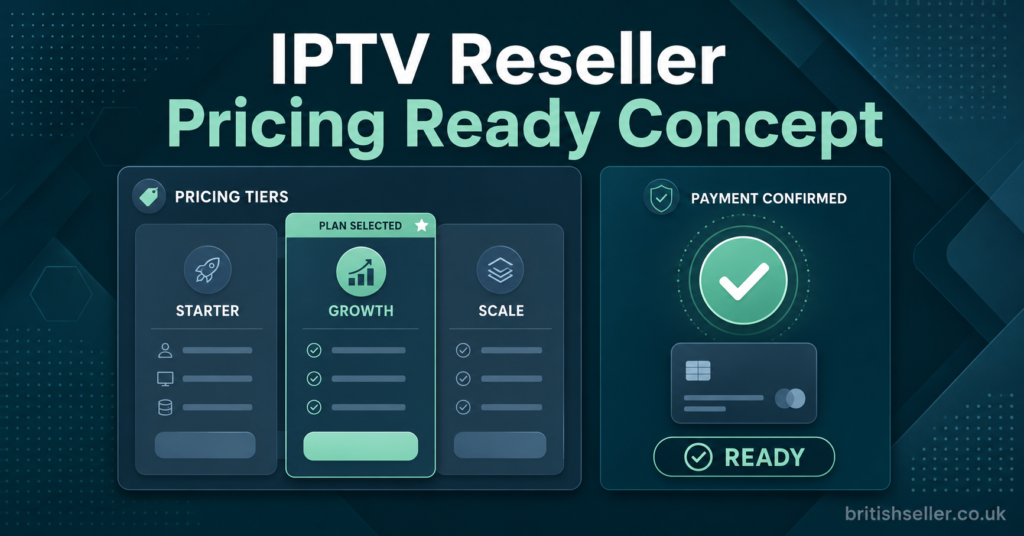 IPTV Reseller Pricing Ready Concept